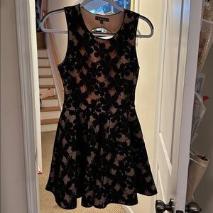 Gracia Beige and Black Dress